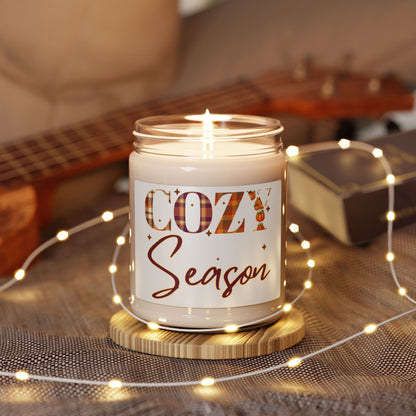 Cozy Season Apple Harvest Scented 9oz Soy Candle