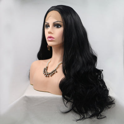 13*3" Lace Front Wigs Synthetic Long Wavy 24" 130% Density - Fashions Envy