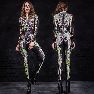Skeleton Bodysuit - Full Body Halloween Costume