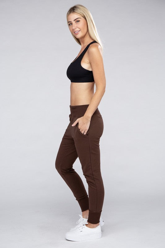 Comfy Stretch Lounge Elastic Waist Sweatpants