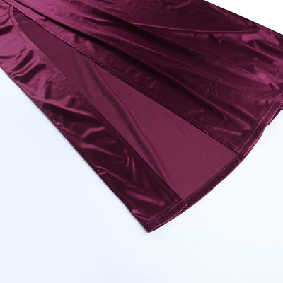 Satin Evening Dress - Formal Slit One Shoulder - Fashions Envy