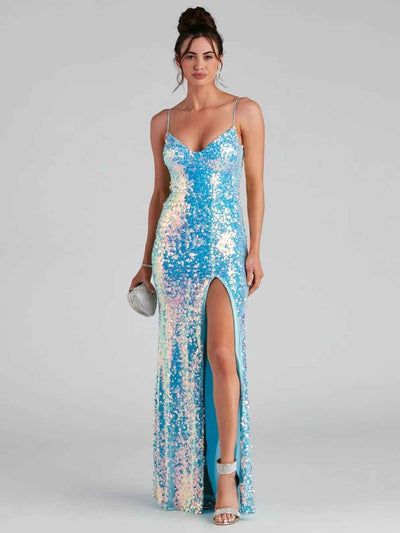 Split camisole women's dress