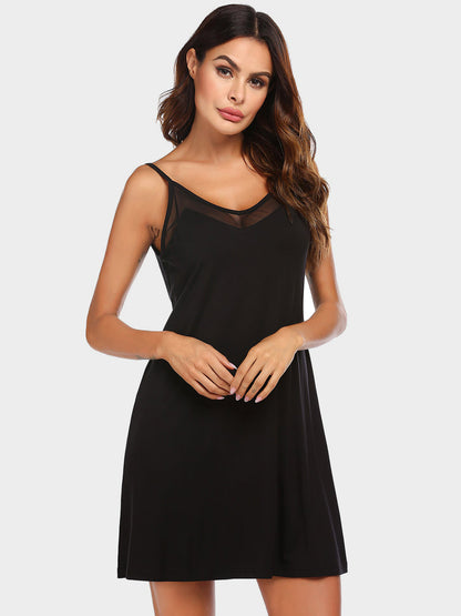 Scoop Neck Spaghetti Strap Lounge Dress