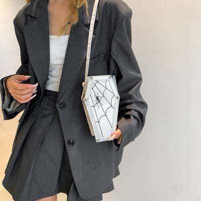Coffin Bag - Gothic Halloween Crossbody Purse