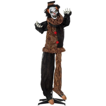 Motion Activated Talking Scary Clown - Halloween Decoration - Fashions Envy