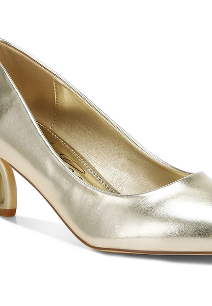 Tagetes Metallic Fantasy Heel Pumps