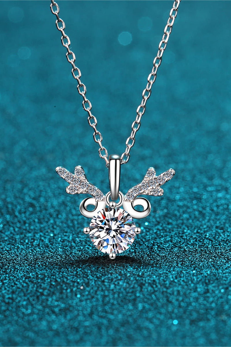 Necklace Moissanite 925 Sterling Silver 1 Carat