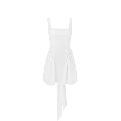Halter Mini Dress - Butterfly Bow Back Romantic Style