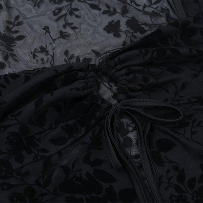 Long Sleeve Square Neck Top - Fitted Pullover