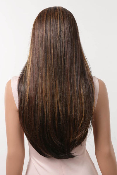 13*2" Lace Front Wigs Synthetic Long Straight 26" 150% Density - Fashions Envy