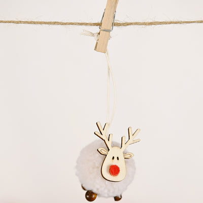 4-Piece Reindeer Hanging Widgets - Fashions Envy