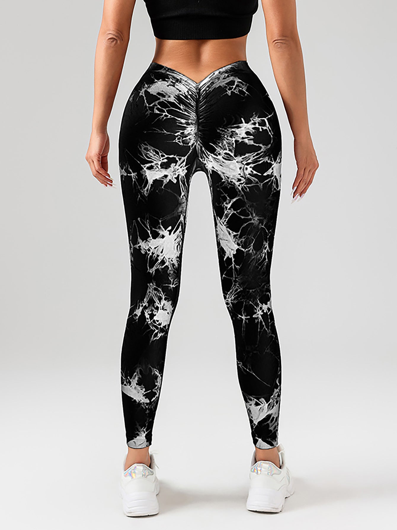 Butt Lifting High Stretch Tie Dye Slimming Activewear Yoga Leggings