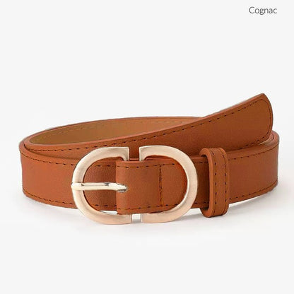 Vegan Leather D-Ring Style Belt