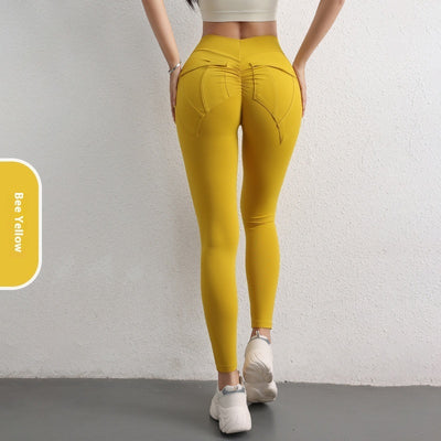 High Waist Yoga Pants - Hip Lift Design with Pockets