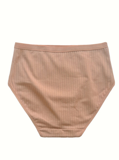 Breathable & Tummy Control High Waist Stretch Briefs - 8pcs
