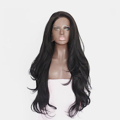 13*3" Lace Front Wigs Synthetic Long Wavy 24" 130% Density - Fashions Envy