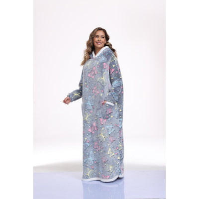 Hooded Blanket Sweatshirt - Sherpa Wearable Style