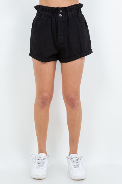 Women's Paperbag Waist Shorts