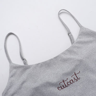 Shorts Set - Square Neck Two-Piece Outfit