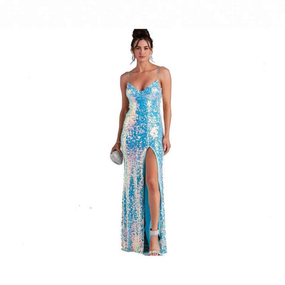 Split camisole women's dress