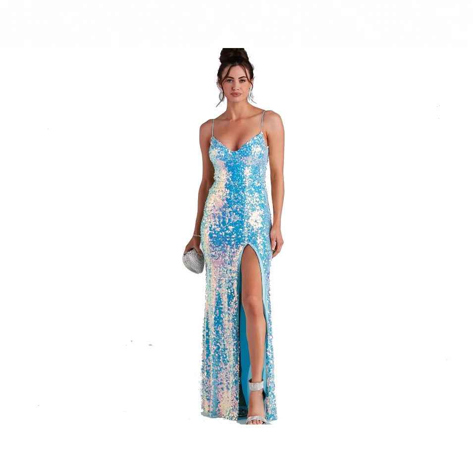 Split camisole women's dress