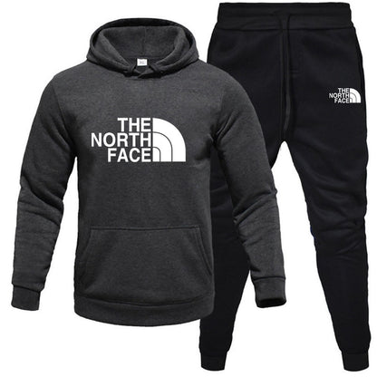 Fleece Hoodie Set - Pullover Sweatshirt Two-Piece