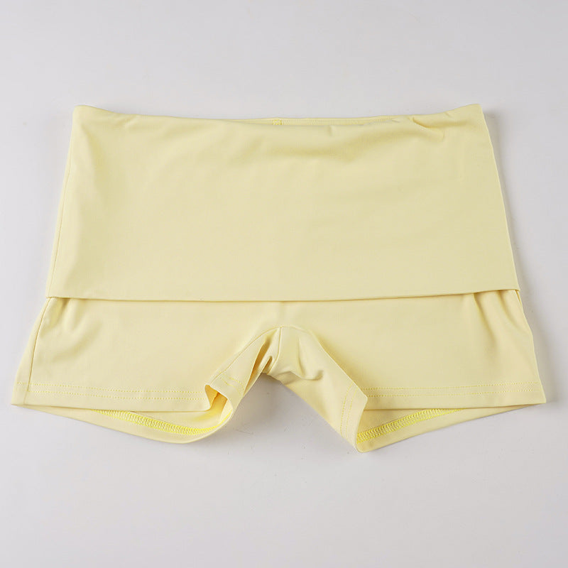 Athleisure Set - Long Sleeve Cami and Shorts