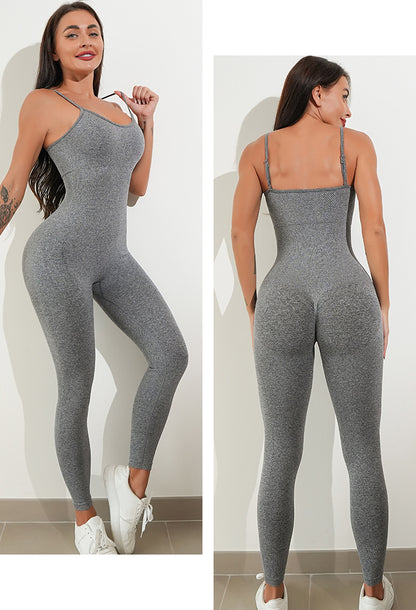 Unitard Jumpsuit - Tummy Control Spaghetti Strap Romper