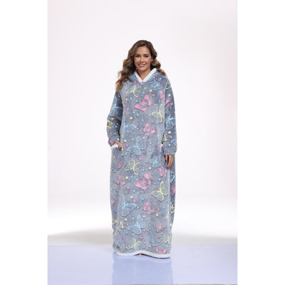 Hooded Blanket Sweatshirt - Sherpa Wearable Style