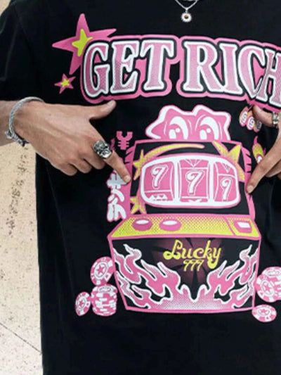 Men's Graphic Round Neck T-Shirt