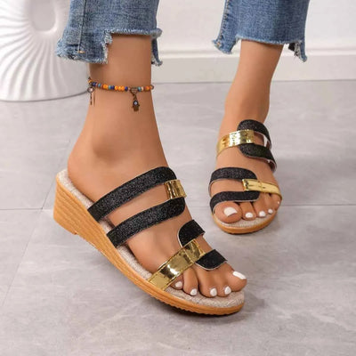 Open Toe Wedge Sandals