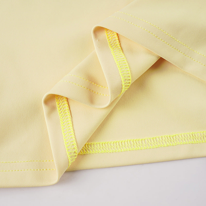 Athleisure Set - Long Sleeve Cami and Shorts