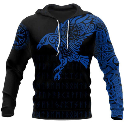 Viking Tattoo Hoodie - Anime Game Graphic Pullover