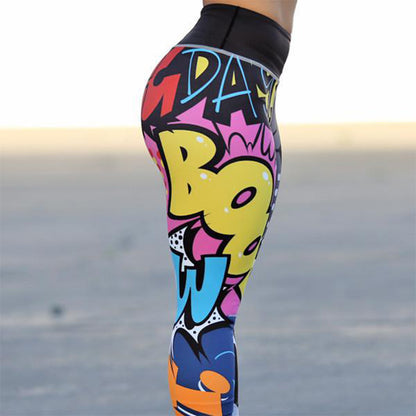 Yoga Fitness Leggings - High Waisted Workout Tights
