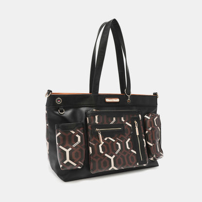 Geometric Pattern Large Versatile Nicole Handbag