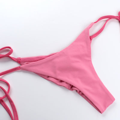 Three-Piece Bikini Set - Cover Up Swimsuit