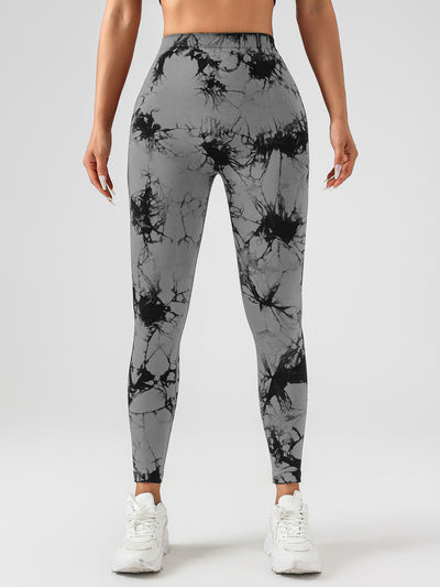 Butt Lifting Yoga Leggings - Tie Dye High Waist Activewear