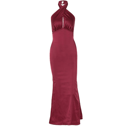 Elegant Backless Sleeveless Dress - Summer Fashion Dress