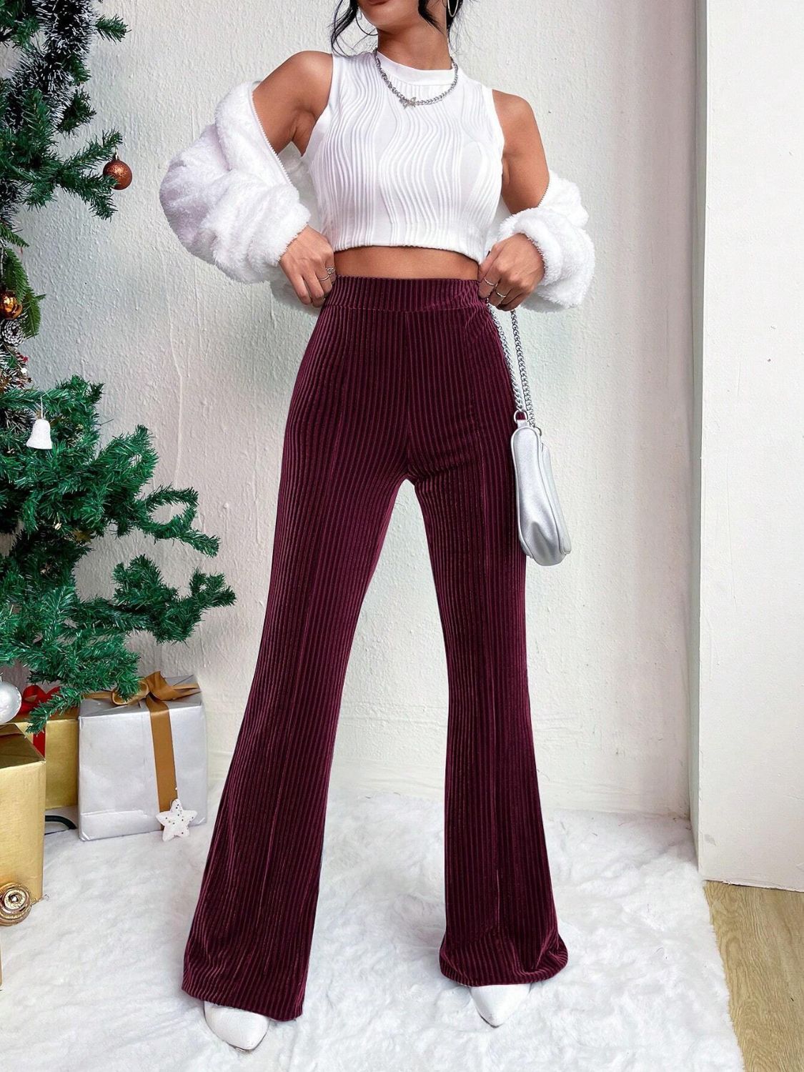 High Waist Flare Pants