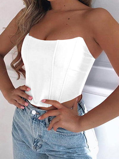 Cropped Hi-point Tube Cropped Top
