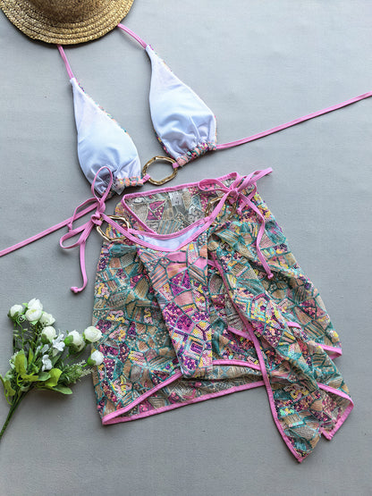 Sequin Swimsuit - Padded Beach Bikini Style