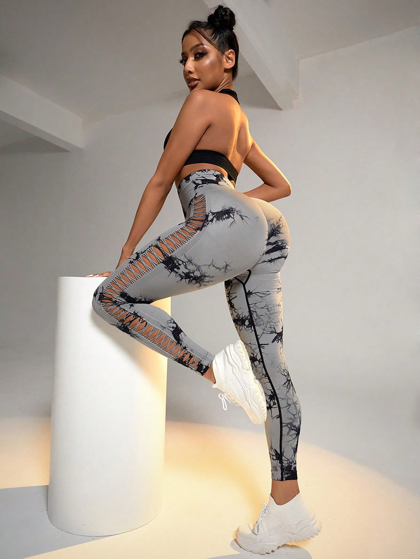 Tie Dye Yoga Pants - High Waist Scrunch Butt Leggings