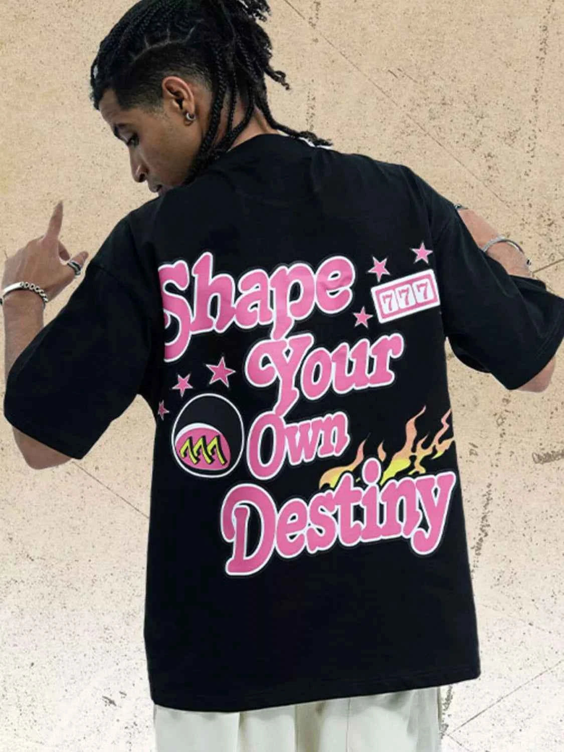 Men's Graphic Round Neck T-Shirt