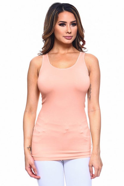 Stretchy Seamless Fitted Tank Top