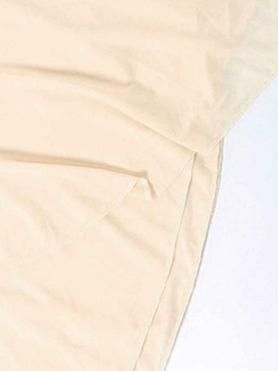 Ruffled Halter Mini Dress - Backless Tied Asymmetrical Slit