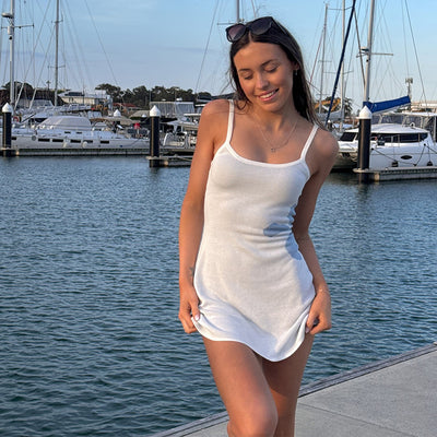 Women's Strap Printed Hip Skirt - Mini Dress - Fashions Envy