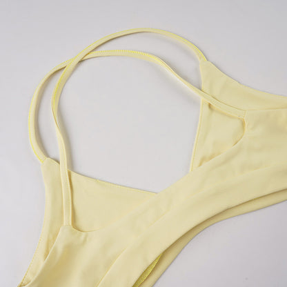 Athleisure Set - Long Sleeve Cami and Shorts