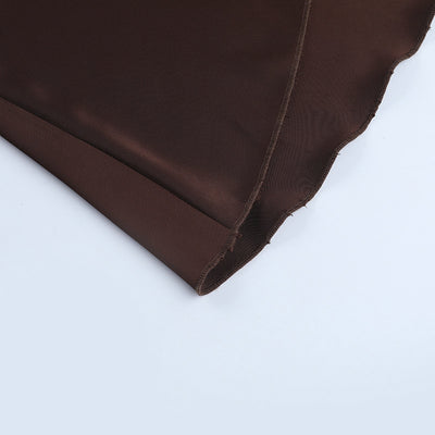 Satin Evening Gown - Halter Neck Slit Dress - Fashions Envy