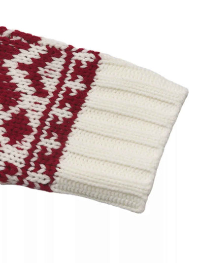 Fair Isle Christmas Sweater - Cable Knit Holiday Style - Fashions Envy