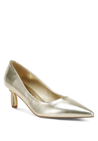 Tagetes Metallic Fantasy Heel Pumps